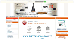 Desktop Screenshot of elettrosolarshop.it